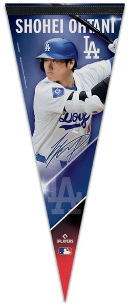 *SHIPS 5/18* Shohei Ohtani MLB Signature Series Los Angeles Dodgers Official Premium Felt Pennant - Wincraft 2024
