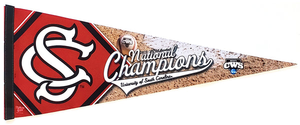 South Carolina Gamecocks 2010 CWS National Champions Commemorative Pennant - Wincraft Inc.