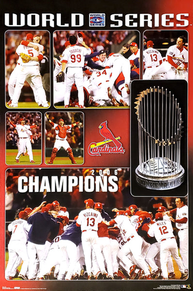 St. Louis Cardinals 2006 World Series Champions "Celebration" Poster - Costacos Sports
