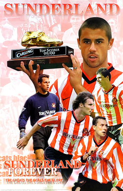 Sunderland AFC "Sunderland Forever" EPL Football Action Poster - U.K. 2000