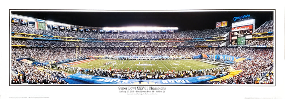 Super Bowl XXXVII Champions (Tampa Bay Bucs vs. Raiders) Panoramic