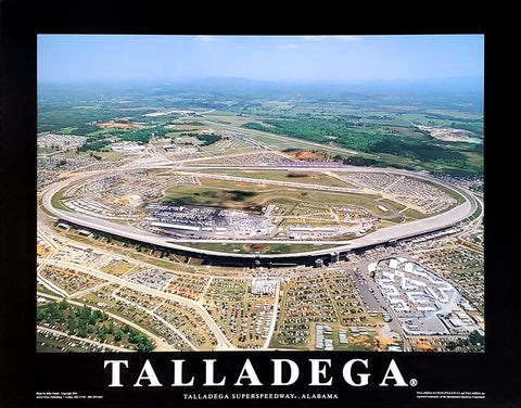 Talladega Superspeedway Alabama From Above Poster Print - Aerial Views