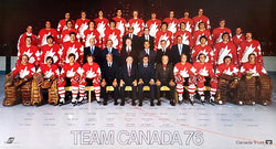 Team Canada Hockey 1976 Official Team Portrait Poster - Worldsport Properties