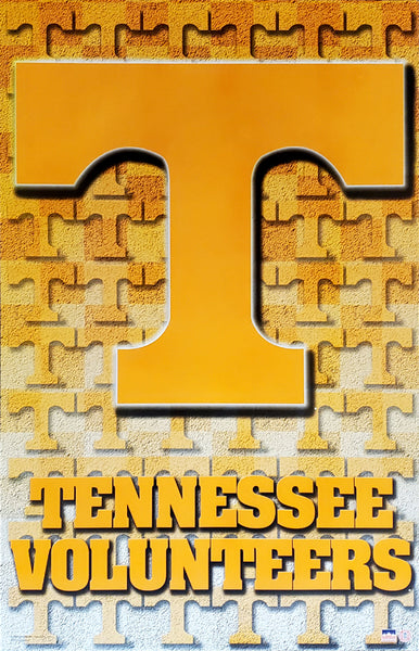 Tennessee Volunteers NCAA Team Logo Poster - Starline Inc.