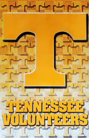 Tennessee Volunteers NCAA Team Logo Poster - Starline Inc.