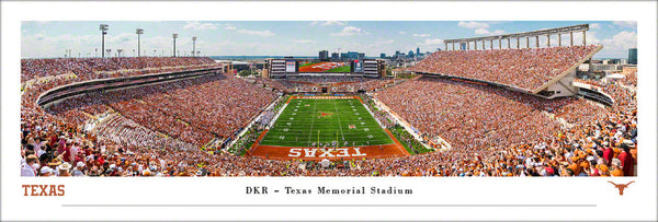 Texas Longhorns Football Stadium Gameday End Zone View Panoramic Poster Print (2022) - Blakeway