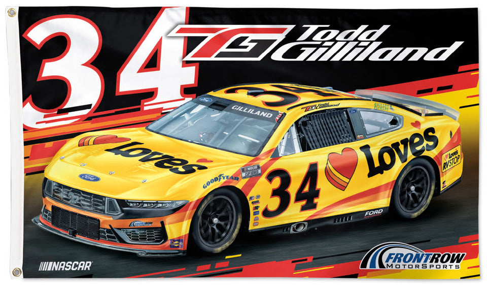 Todd Gilliland Love's Ford #34 Official NASCAR Deluxe-Edition 3'x5