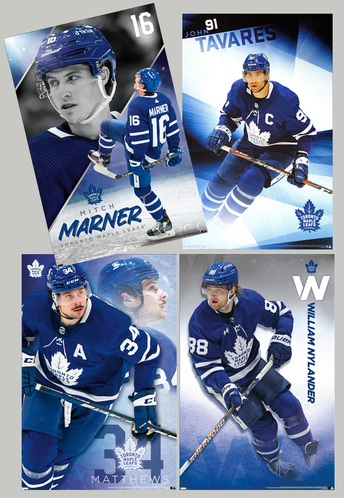 COMBO: Toronto Maple Leafs 4-Poster Superstars Combo Set (Matthews, Ny ...