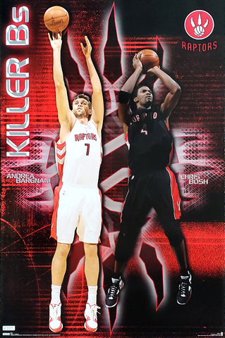 Toronto Raptors "Killer B's" (Chris Bosh & Andrea Bargnani) Poster - Costacos 2010