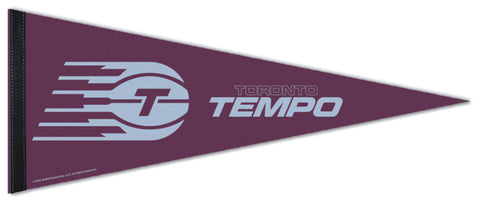 *SHIPS APPROX. 11/14* Toronto Tempo Official WNBA Basketball Team Premium Felt Pennant - Wincraft Inc.
