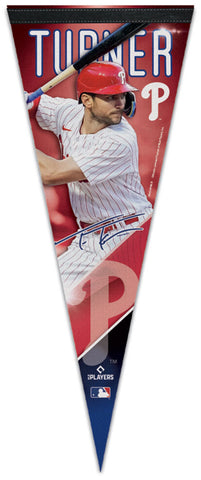 Trea Turner Philadelphia Phillies Signature Series Official MLB Premium Felt Pennant - Wincraft Inc.