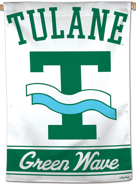 Tulane Green Wave Pennant Full Size Felt