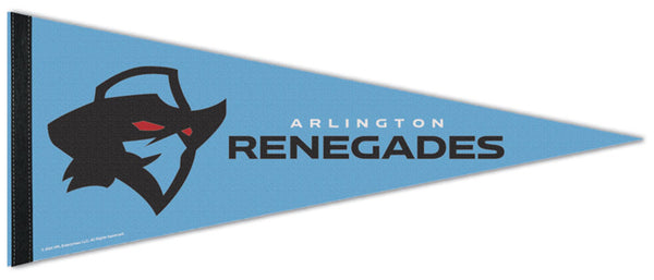 Arlington Renegades Official UFL Football Premium Felt Collector's Pennant - Wincraft 2024