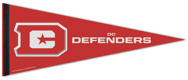 DC Defenders Official UFL Football Premium Felt Collector's Pennant - Wincraft 2024