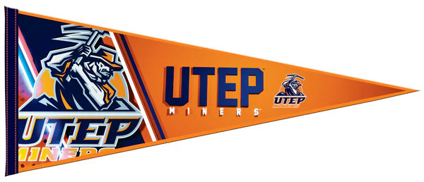 UTEP Miners Official NCAA Team Felt Pennant - Rico Inc.