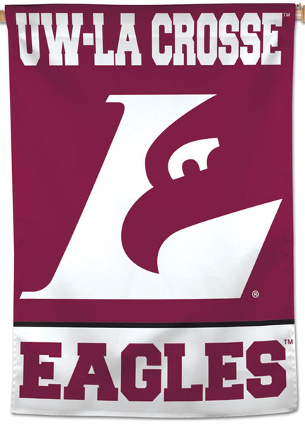 University of Wisconsin UW-LA CROSSE EAGLES Official NCAA Team Logo NCAA Premium 28x40 Wall Banner - Wincraft Inc.