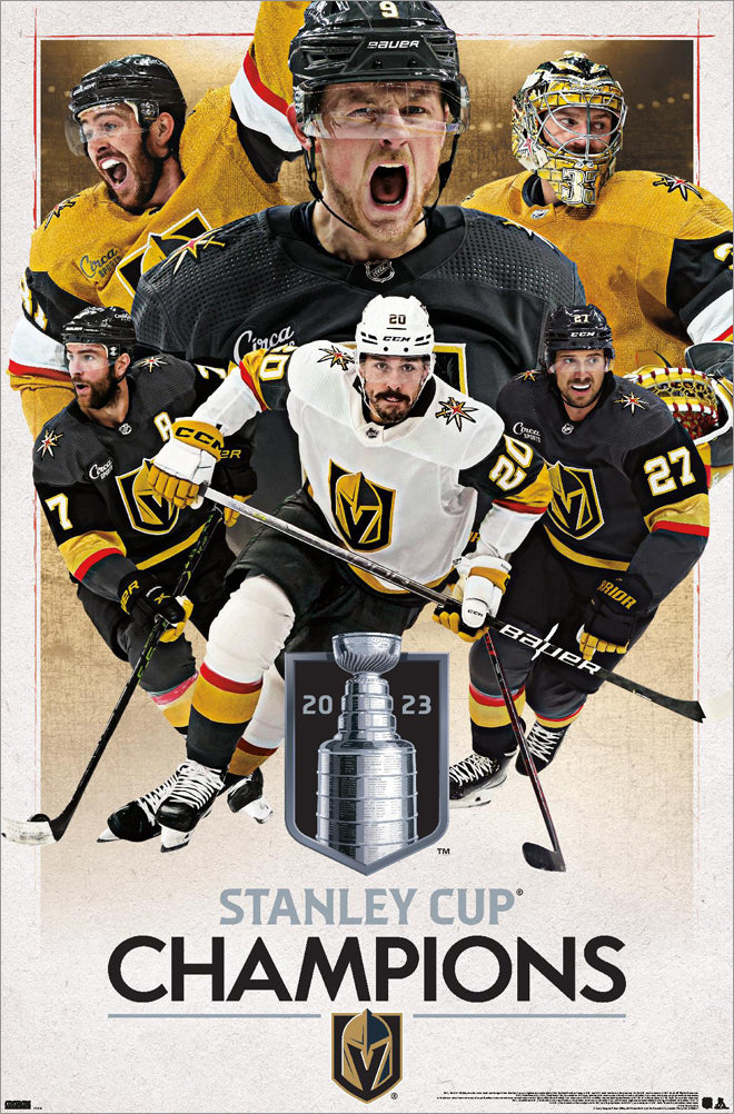 Vegas Golden Knights 2023 Stanley Cup Champions 6-Player Commemorative –  Sports Poster Warehouse