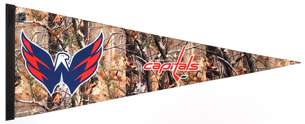 Washington Capitals Realtree Camo Style Premium NHL Felt Pennant - Wincraft