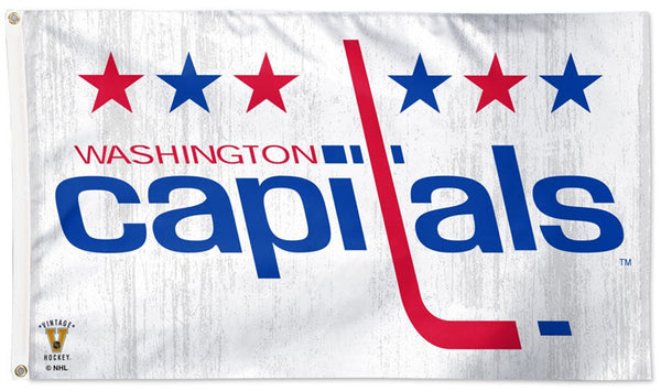 Washington Capitals Official NHL Vintage Hockey 1974-95 Style 3'x5' Deluxe Retro Team Flag - Wincraft