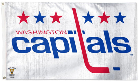 Washington Capitals Official NHL Vintage Hockey 1974-95 Style 3'x5' Deluxe Retro Team Flag - Wincraft