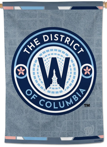 Washington Nationals "District Blueprint" Style MLB City Connect 2025 28x40 Wall Banner - Wincraft