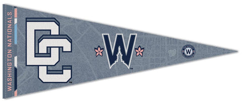 Washington Nationals "District Blueprint"-Style Official MLB City Connect Style Premium Felt Pennant - Wincraft