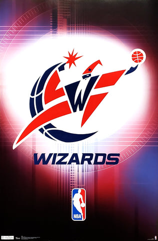 Washington Wizards Official NBA Basketball Team Logo Poster - Costacos Sports