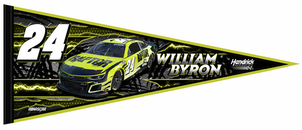 William Byron NASCAR Raptor #24 Auto Racing Action Felt Collector's Pennant - Wincraft Inc.