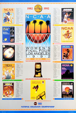 NCAA Women's Basketball Final Four 1992 Official Event Poster - Action Images