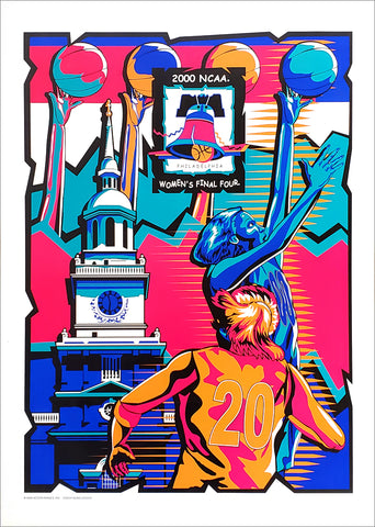NCAA Women's Basketball 2000 Final Four Official Event Poster - Action Images