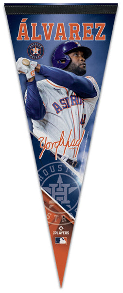 Yordan Alvarez Houston Astros Signature Series Official MLB Premium Felt Pennant - Wincraft Inc.