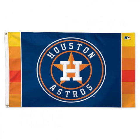 Houston Astros Official MLB Baseball 3'x5' Deluxe-Edition Team Flag - Wincraft Inc.