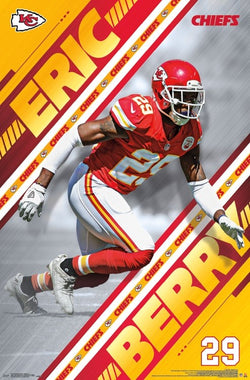 Eric Berry "Prowler" Kansas City Chiefs Official NFL Football Wall Poster - Trends International