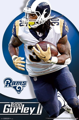 Todd Gurley "Trailblazer" Los Angeles Rams NFL Action Wall Poster - Trends International 2017