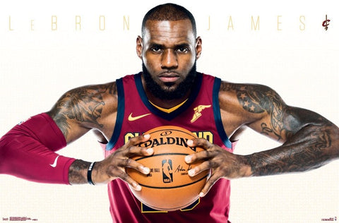 LeBron James "Serious Baller" Cleveland Cavaliers Official NBA Poster - Trends 2017