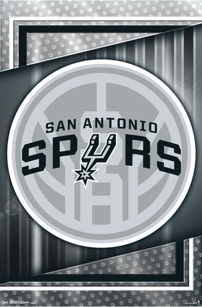 San Antonio Spurs NBA Basketball Official Team Logo Poster - Trends International 2017