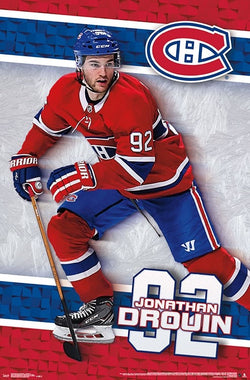 Jonathan Drouin "Dynamo" Montreal Canadiens NHL Action Poster - Trends International