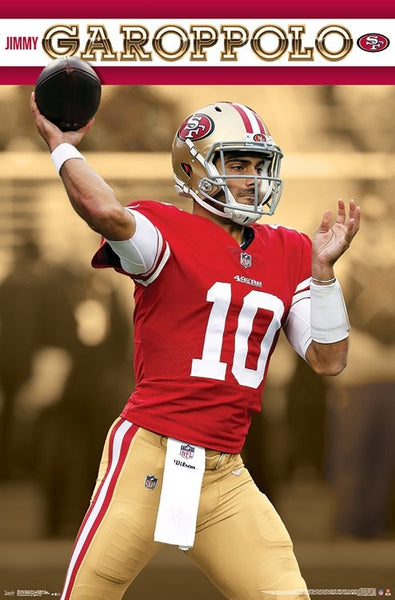 Jimmy Garoppolo "Gunslinger" San Francisco 49ers NFL Football Poster - Trends International