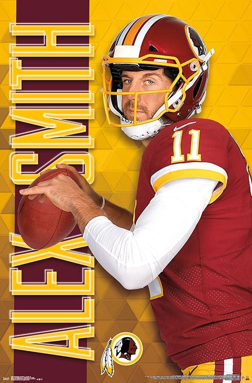 Alex Smith 'Superstar' Washington Redskins NFL Action Wall Poster