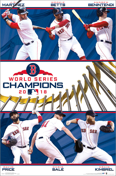 J.D. Martinez Boston Red Sox 2018 MLB World Series Champions
