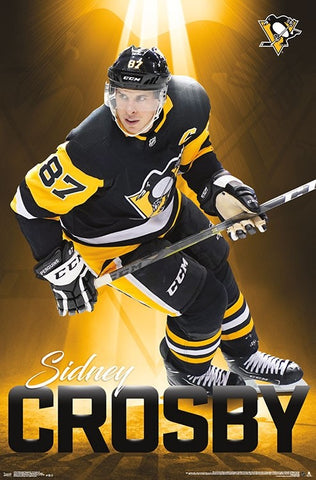 Sidney Crosby "Golden Star" Pittsburgh Penguins Official NHL Hockey Wall POSTER - Trends