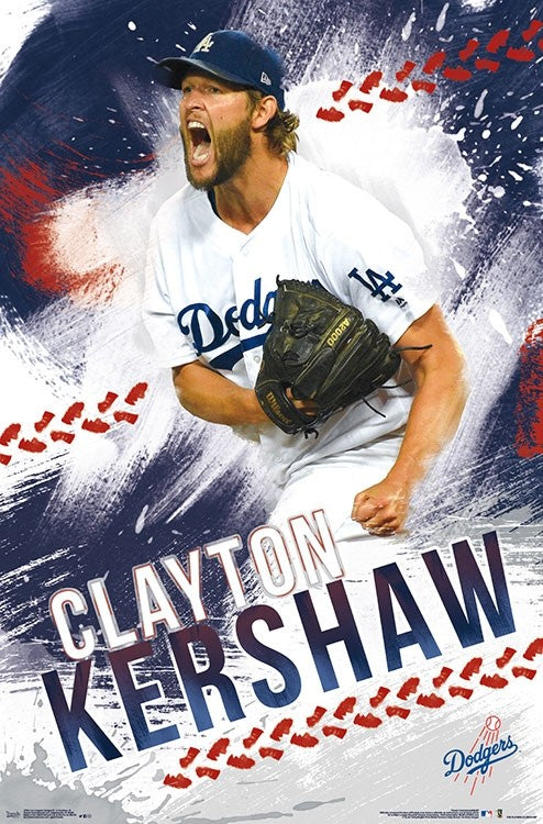 Clayton Kershaw Passion LA Dodgers MLB Action Wall Poster - Trends  International Inc.