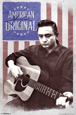 Johnny Cash "American Original" Classic Music Poster - Trends International