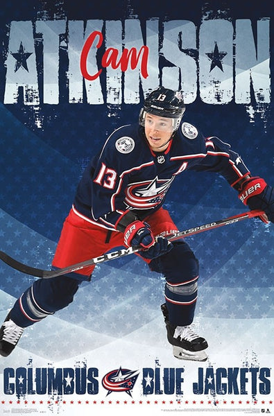 Cam Atkinson "Superstar" Columbus Blue Jackets Official NHL Hockey Action Poster - Trends International