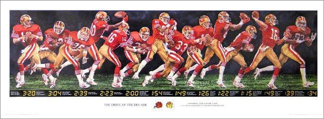 Super Bowl history, Super Bowl XXIII: Joe Montana to John Taylor