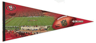 SF 49ers Candlestick Park Extra-Large Premium Felt Pennant - Wincraft