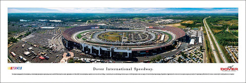 Dover International Speedway NASCAR Track Aerial Panoramic Poster - Blakeway Worldwide