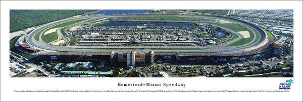Homestead-Miami Speedway NASCAR Race Day Panoramic Poster - Blakeway