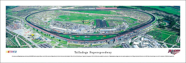 Talladega Superspeedway NASCAR Race Day Panoramic Poster - Blakeway Worldwide