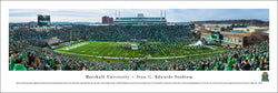 Marshall University Thundering Herd Football Edwards Stadium Gameday Panoramic Poster - Blakeway
